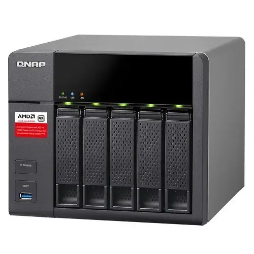 Qnap TS-563 5 Disk Yuvalı 2GB Ram Tower Nas Depolama Ünitesi