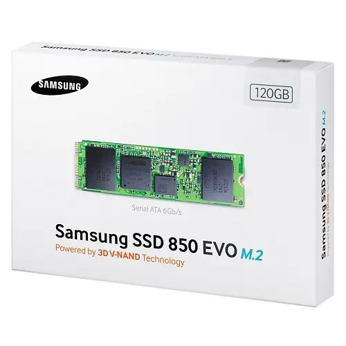 Samsung 850 Evo 120GB 2.5″ 540MB/500MB/s SSD Disk - MZ-N5E120BW	