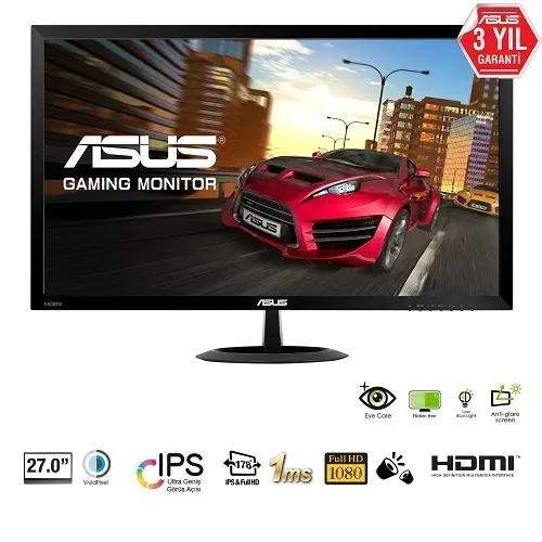 Asus VX278H 27″ 1ms HDMIx2/VGA Gaming Led MM Monitör