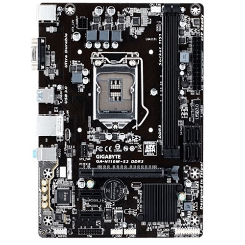 Gigabyte GA-H110M-S2 Intel H110 Soket 1151 DDR4 2400MHz Micro-ATX ...