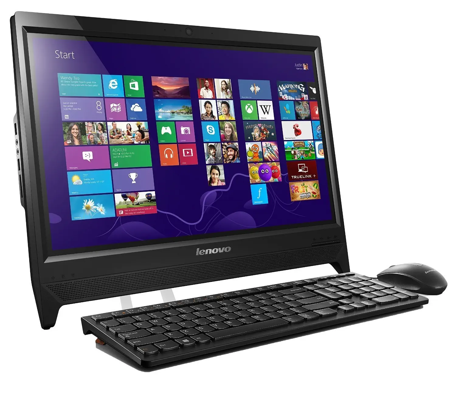 Lenovo C260 57-329531 Intel Celeron J1800 2.4GHZ 2GB 500GB 19.5″ Led FreeDOS Siyah All In One Bilgisayar