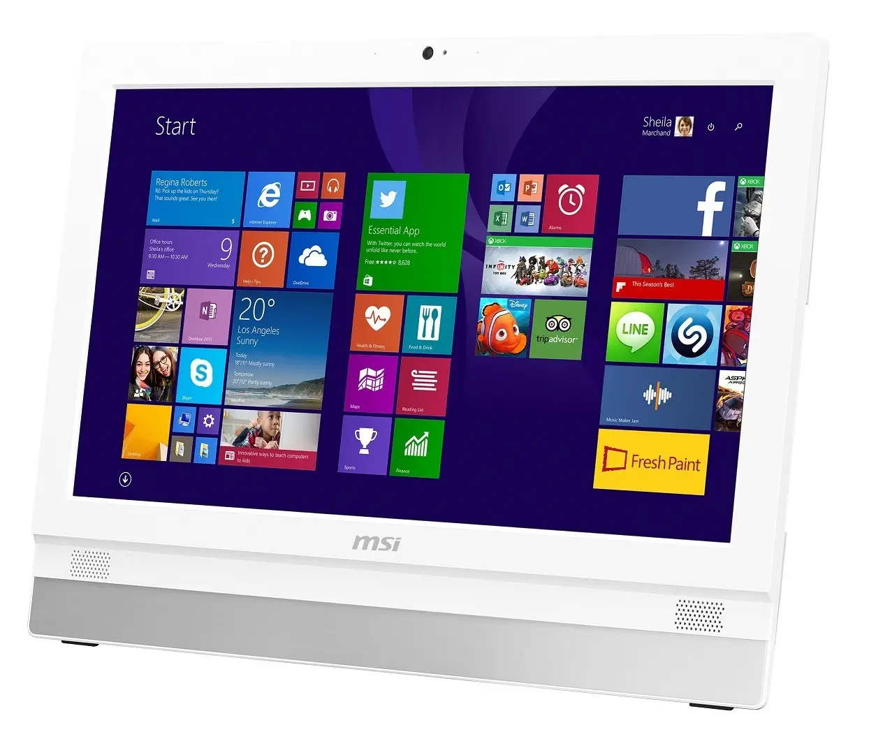 Msi Adora 24 2M-231EU Intel Core i5 4210M 3.2GHz 8GB 1TB 23.6″ Full HD Win 8.1 Dokunmatik All In One Bilgisayar