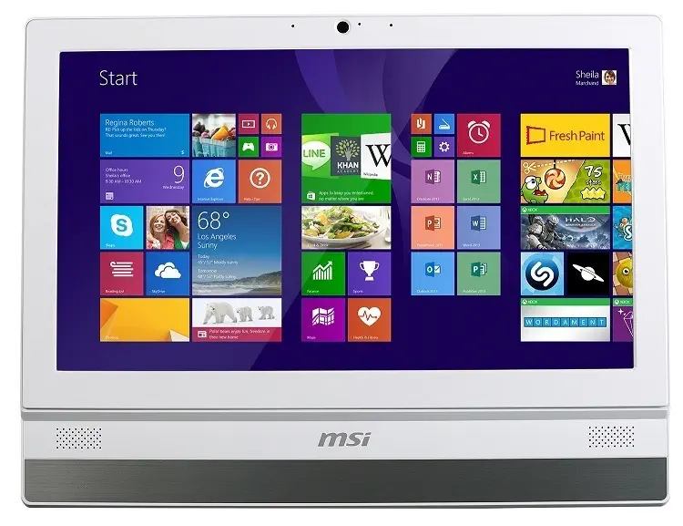 MSI ADORA 20 3M-010EU AMD E2-3800 1.3GHz 4GB 500GB 1GB HD8280 19.5″ HD Led Win 8.1 All In One Bilgisayar
