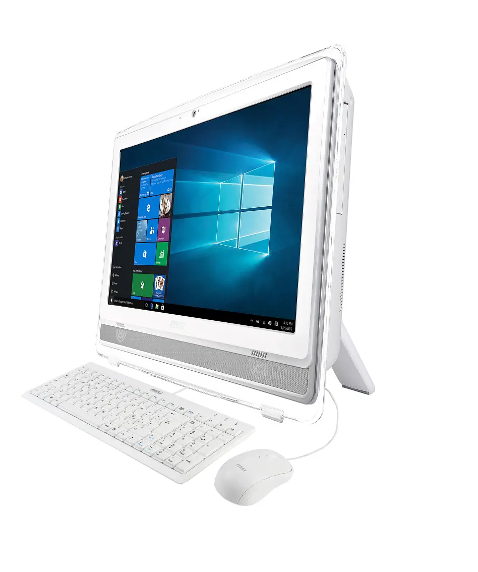 MSI PRO 20ET 6NC-007TR Intel Core i5-6400 2.7GHz/3.3GHz 4GB 1TB 2GB GT930M 19.5″ HD+ Windows 10 Beyaz Dokunmatik All In One PC