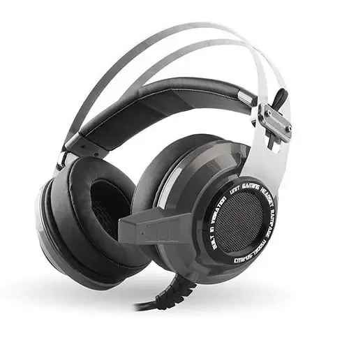 Snopy Rampage SN-RW3 USB 7.1 Titreşimli Oyuncu Gümüş/Gri Mikrofonlu Kulaklık