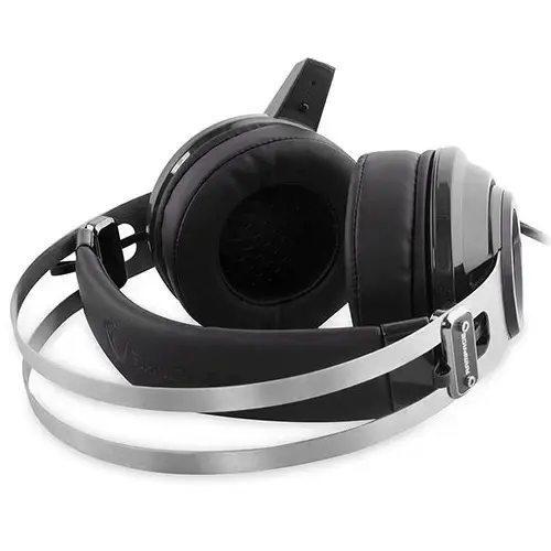 Snopy Rampage SN-RW3 USB 7.1 Titreşimli Oyuncu Gümüş/Gri Mikrofonlu Kulaklık