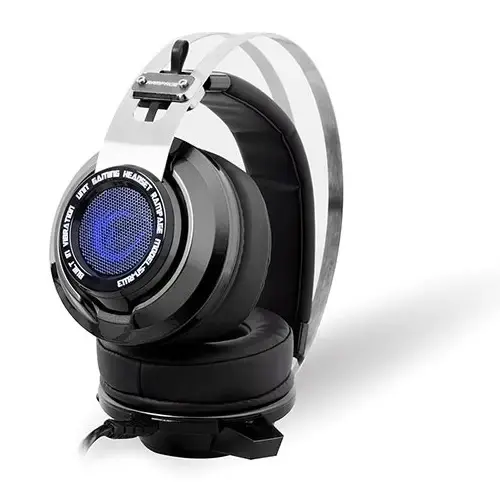 Snopy Rampage SN-RW3 USB 7.1 Titreşimli Oyuncu Gümüş/Gri Mikrofonlu Kulaklık