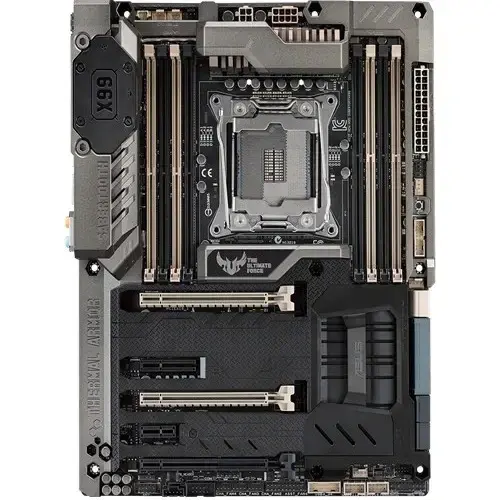 Asus SABERTOOTH X99 Intel X99 Soket 2011-v3 DDR4 2400MHz Sata 3 M.2 USB 3.1 ATX Anakart