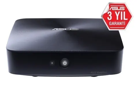 Asus VivoMini UN65-M002M Core i5-6200U 2.3 GHz 4G 64GB M.2 SSD Freedos (KM YOK) 3YIL HDMI-DP-Wifi-BT-VESA-CRD Mini Masaüstü Bilgisayar