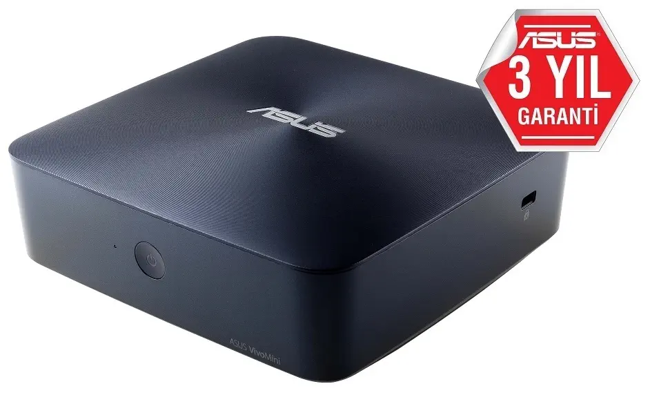 Asus VivoMini UN65H-M097M Intel Core i5-6200U 2.3 GHz 4G 128GB SSD 2.5″ Freedos (KM YOK) 3YIL HDMI-DP-Wifi-BT-VESA-CRD Mini Masaüstü Bilgisayar
