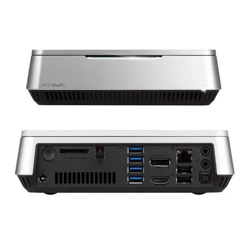 Asus VivoPC VM42-S105M Gümüş Celeron 2957U 1.4 GHz 4G 500G 3.5″ Freedos (KM YOK) 3YIL HDMI-DP-VGA-AC Wifi-BT-Speaker-VESA Mini Masaüstü Bilgisayar