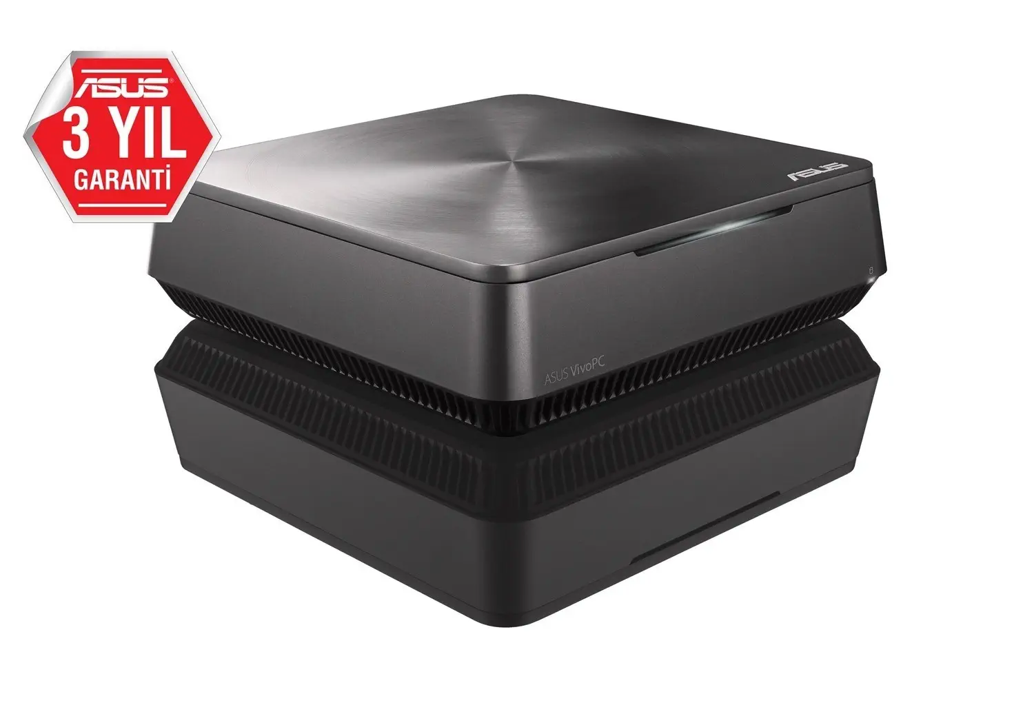 Asus VivoPC VM62-G046M Core i5-4210U 1.7 GHz 4G 500G 3.5″ Freedos (KM YOK) 3YIL HDMI-DP-VGA-AC Wifi-BT-Speaker-VESA Mini Masaüstü Bilgisayar
