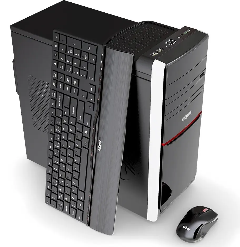 Exper Active DEX299 Intel Core i3-6098P 3.60GHz 4GB 500GB Windows 10 Masaüstü Bilgisayar