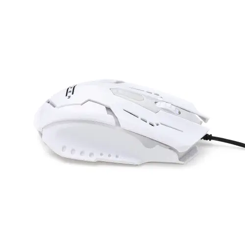 Hiper X-40B 2400DPI 4 Tuş 7-LED Optik Kablolu Beyaz Gaming Mouse