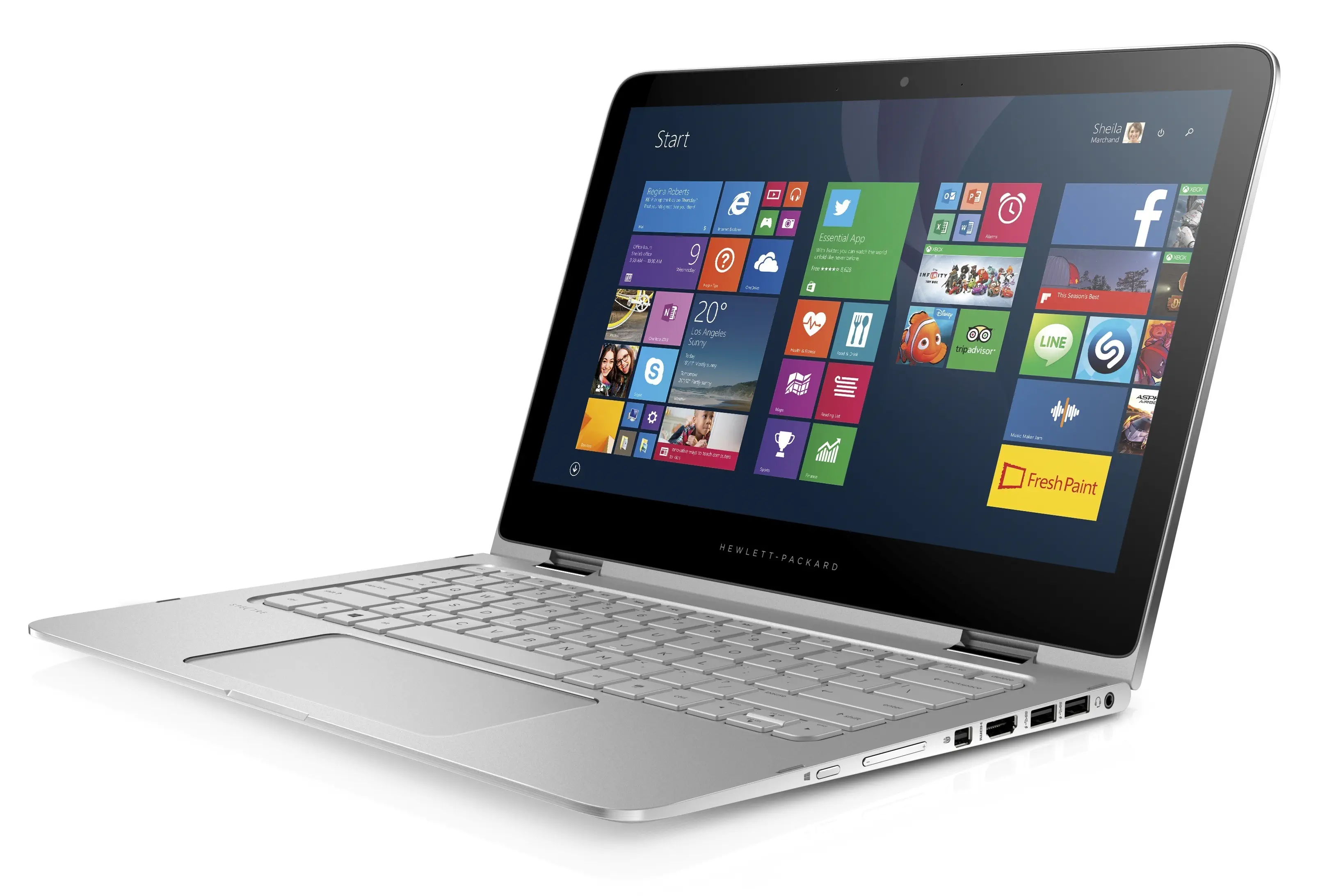 HP V1B01EA Spectre Pro x360 G2 Core i5-6200U 8GB 256GB M.2 SSD HD 520 13.3″ Full HD Dokunmatik Win 10 Pro İkisi Bir Arada
