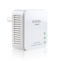 Tenda P200 Homeplug 1 Port 200Mbps Kablolu Mini Powerline Ağ Adaptörü