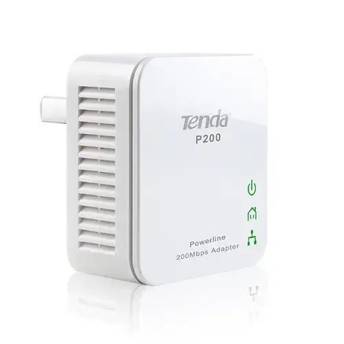 Tenda P200 Homeplug 1 Port 200Mbps Kablolu Mini Powerline Ağ Adaptörü