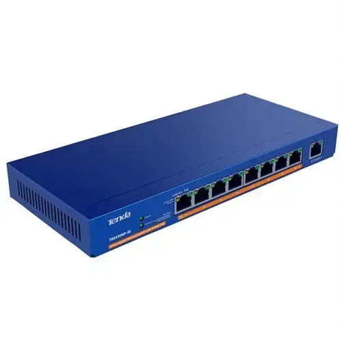 Tenda TEG1009P-EI 9 Port 10/100/1000 Mbps 8 Port PoE Gigabit Switch