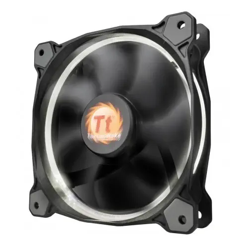 Thermaltake Riing 12cm Yüksek Statik Basınçlı Beyaz Halka Ledli Kasa&Radyatör Fan - CL-F038-PL12WT-A