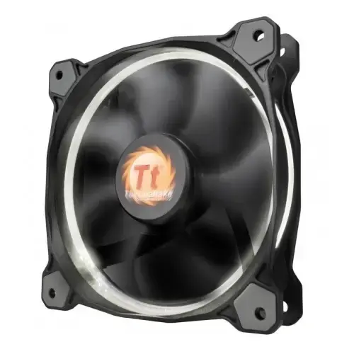 Thermaltake Riing 12cm Yüksek Statik Basınçlı Beyaz Halka Ledli Kasa&Radyatör Fan - CL-F038-PL12WT-A