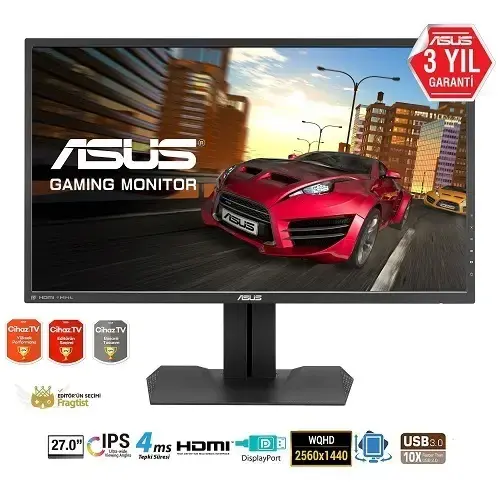 Asus MG279Q 27″ 4ms (2xHDMI/MHL+Display+mDisplay) FreeSync QHD IPS (Gaming) Oyuncu Monitör