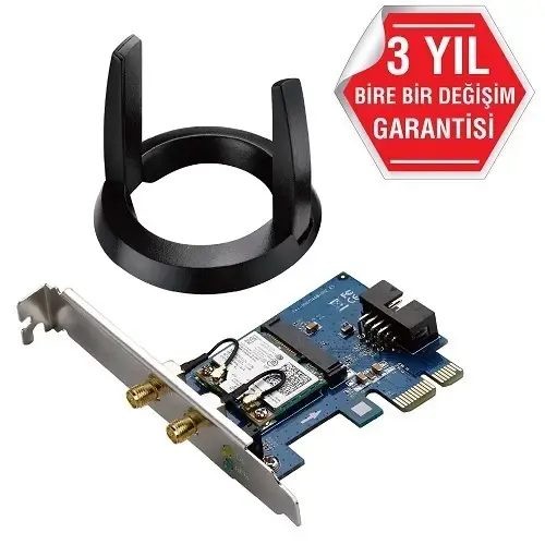 Asus PCE-AC55BT DualBand AC1200/Bluetooth 4.0 PCIE Adaptör