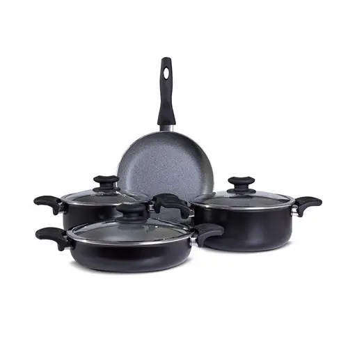 Esse Essenso Granite 7 Parça Tencere Set