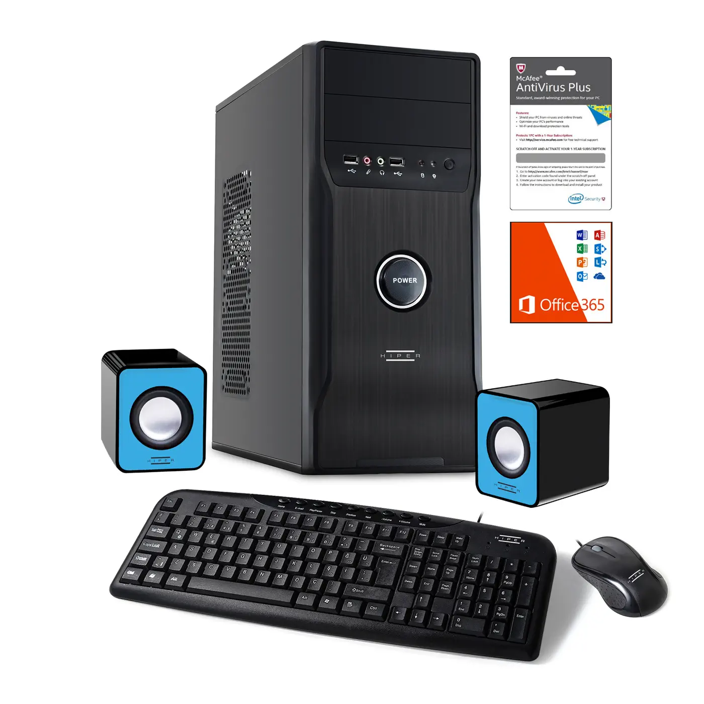 Hiper Business HD220-I3410OB Intel Core i3-4150 3.5GHz 4GB 1TB Freedos Masaüstü Bilgisayar