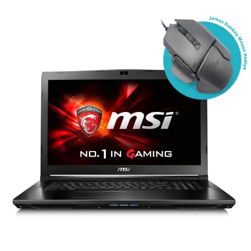 MSI GL72 6QD-032XTR i7-6700HQ 2.6GHz 8GB 1TB 7200RPM 2GB GTX950M 17.3″ Full HD FreeDOS Gaming (Oyuncu) Notebook