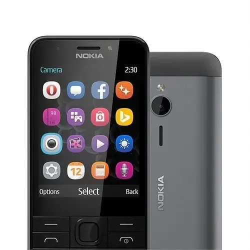 Nokia 230  Çift Sim Dark Silver Cep Telefonu (İthalatçı Firma Garantili)