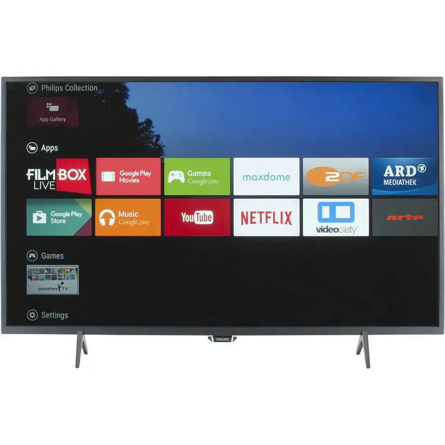 PHILIPS 43PUS6401 43″ 109 Ekran Android Ultra HD Ambilight led Tv