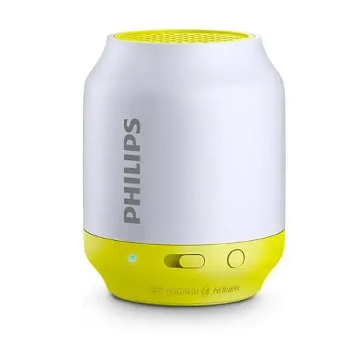 Philips BT50L/00 Taşınabilir Kablosuz Bluetooth Hoparlör Gri/Sarı