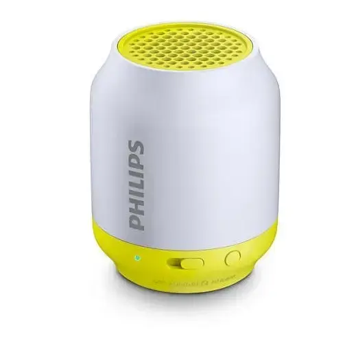 Philips BT50L/00 Taşınabilir Kablosuz Bluetooth Hoparlör Gri/Sarı