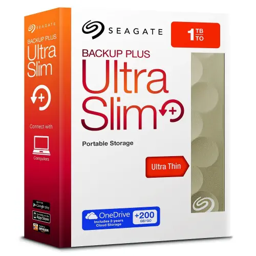 Seagate Backup Plus Ultra Slim STEH1000201 1TB 2.5″ USB 3.0 Taşınabilir Harddisk