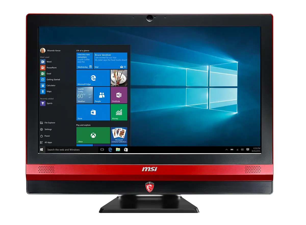 MSI Gaming 24 6QE-026EU Intel Core i7-6700HQ 16GB DDR4 256GB SSD+1TB 4GB GTX960M 23.6″ Full HD Windows 10 All In One Bilgisayar