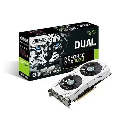 Asus Nvidia GeForce GTX 1070 8GB GDDR5 256Bit (DX12) PCI-E 3.0 Ekran Kartı Dual-GTX1070-8GB