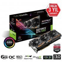 ASUS GeForce GTX 1060 OC 6GB 192Bit GDDR5 (DX12) PCI-E 3.0 Gaming (Oyuncu) Ekran Kartı - STRIX-GTX1060-O6G-GAMING