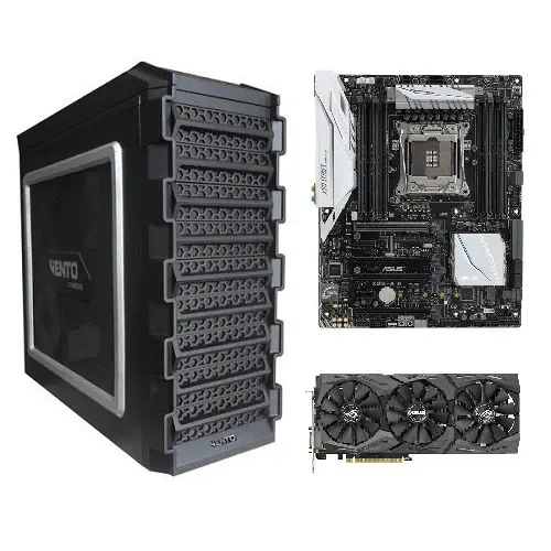 Vento TA-M31 700W Kasa + Asus X99-A II Anakart + Asus Strix GTX1060-6G-Gaming Ekran Kartı