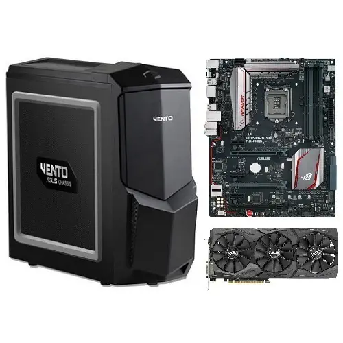 Vento TA-M61 700W  Kasa + Asus Rog Maxımus VIII Ranger Anakart + Asus Strix -GTX1060-6G-Gaming Ekran Kartı