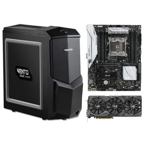 Vento TA-M61 700W Kasa + Asus X99-A II Anakart + Asus Strix -GTX1060-6G-Gaming Ekran Kartı