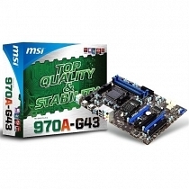 MSI 970A-G43 AMD 970+SB950 Soket AM3+ DDR3 2133MHz(OC) Sata 3 USB 3.0 ATX Anakart