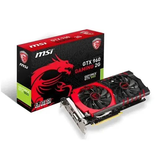MSI Nvidia GeForce GTX 960 2GB 128Bit GDDR5 (DX12) PCI-E 3.0 Ekran Kartı (GTX 960 GAMING 2G)