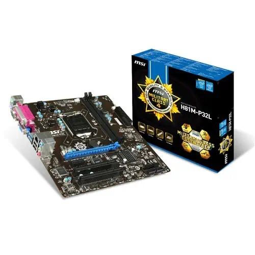MSI H81M-P32L Intel H81 Soket 1150 DDR3 1600MHz mATX Anakart