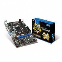 MSI H81M-P33 Intel H81 Express Soket LGA1150 DDR3 1600MHz Sata 3 USB 3.0 Micro ATX Anakart