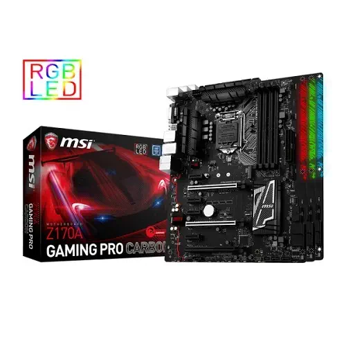 MSI Z170A GAMING PRO CARBON Intel Z170 3600MHz(O.C.) DDR4 Soket 1151 ATX Anakart