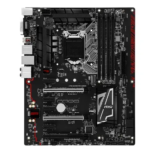 MSI Z170A GAMING PRO CARBON Intel Z170 3600MHz(O.C.) DDR4 Soket 1151 ATX Anakart