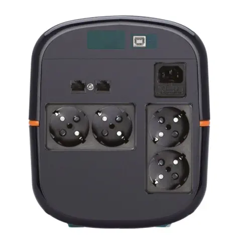 Tunçmatik Digitech Pro 1000 VA 2 PC 15 Dk -IEC/Siyah