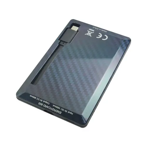 Tuncmatik Energycard 900mAH Powerbank Siyah (TSK4557)