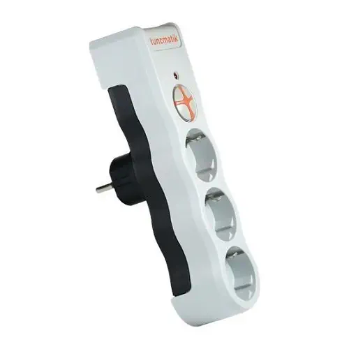 Tunçmatik Surge Protection Plug-525 Joule 3`lü Akım Koruyucu Priz Beyaz