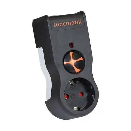 Tunçmatik Surge Protection Plug-525 Joule 1`li Akım Koruyucu Priz Siyah